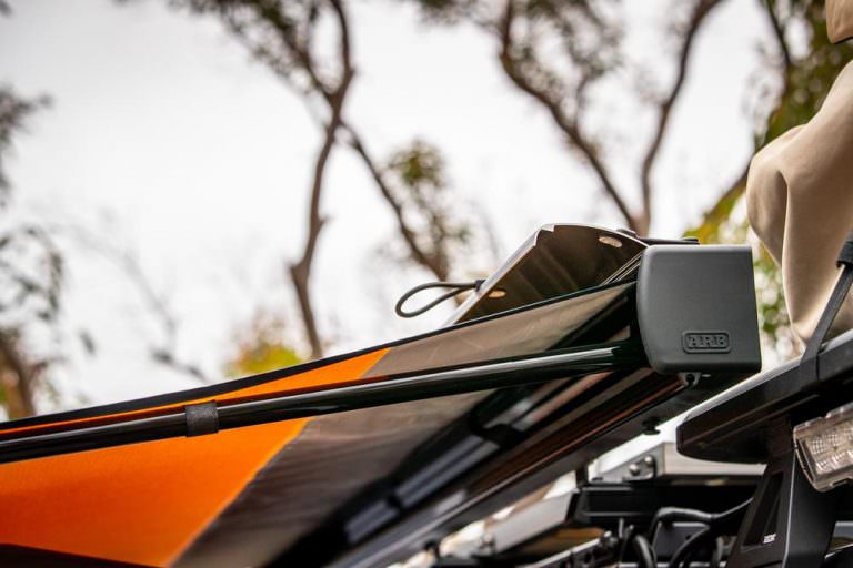 ARB | ALUMINUM AWNING W/ LED LIGHT | 2.5X2.5 M | BLACK