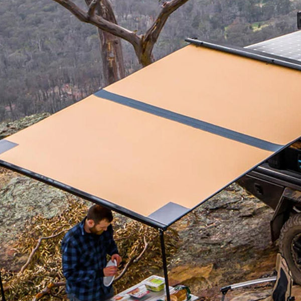 ARB | Alum Awning With Light | 2.0×2.5m | Black