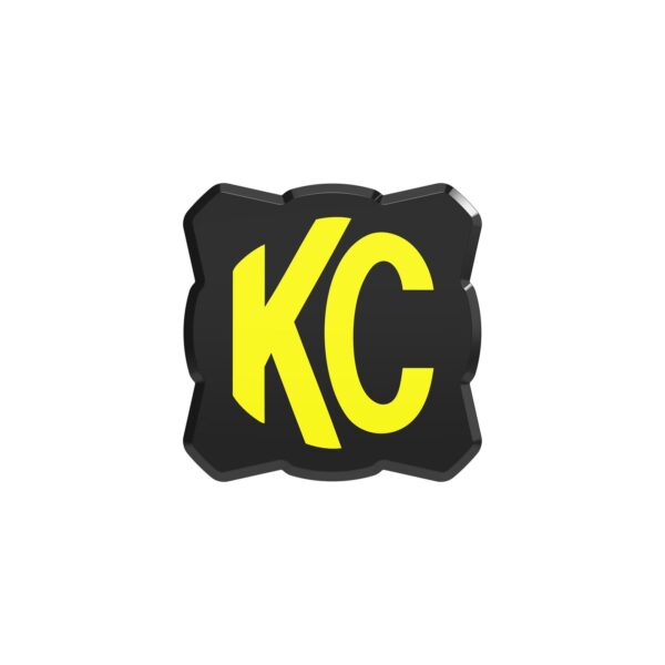 KC | FLEX ERA 1 LIGHT COVER | BLACK WITH YELLOW KC LOGO EA
