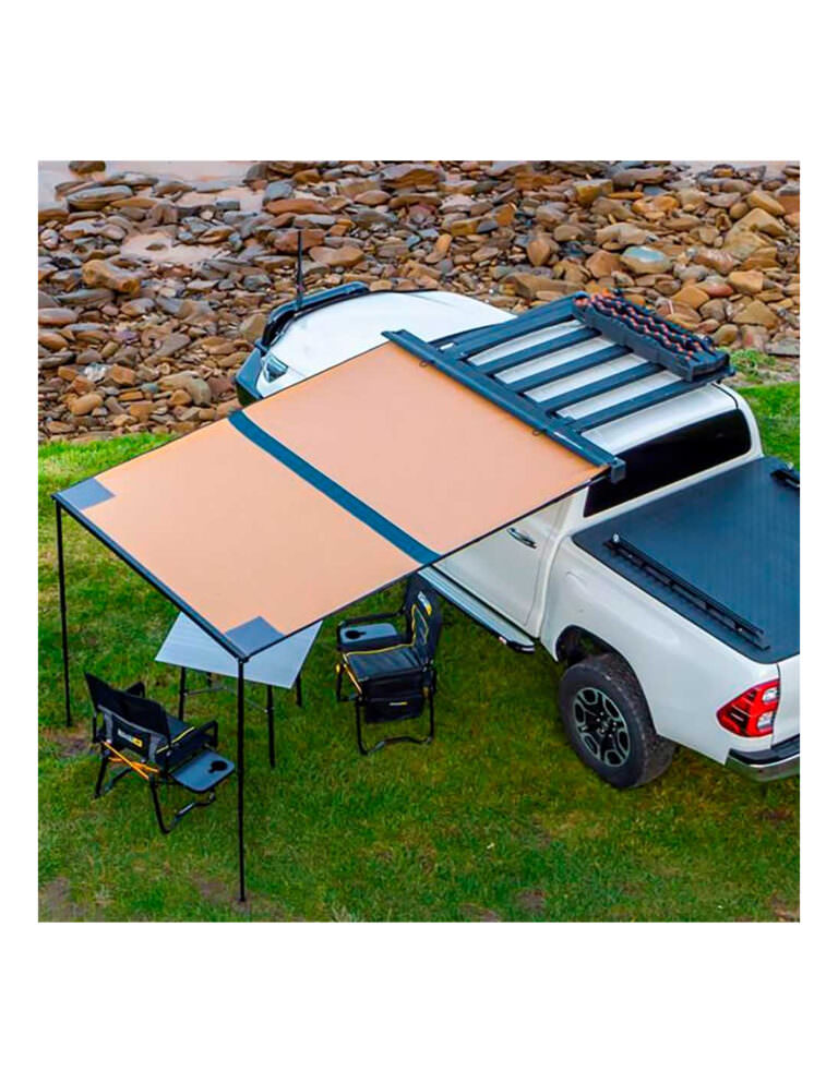 ARB | Alum Awning With Light | 2.0×2.5m | Black